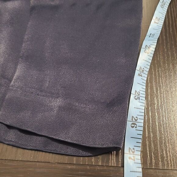 GAP Flowy Satin Ankle Pants – Navy, Size 8 - Picture 6 of 8